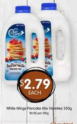 Spudshed White Wings Pancake Mix Varieties offer