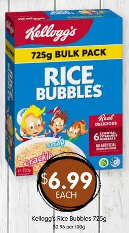 Spudshed Kellogg's Rice Bubbles offer
