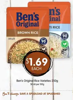 Spudshed Ben's Original Rice Varieties offer