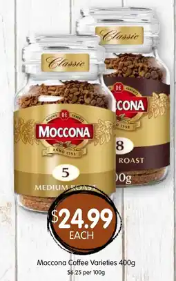 Spudshed Moccona Coffee Varieties offer