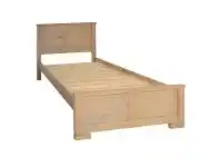 LivingStyles Quintus Mountain Ash Timber Bed, King Single offer