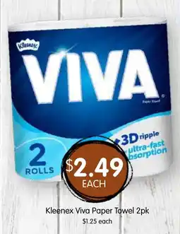Spudshed Kleenex Viva Paper Towel offer