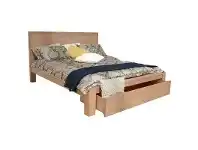 LivingStyles Prescot Mountain Ash Timber Platform Bed, King offer