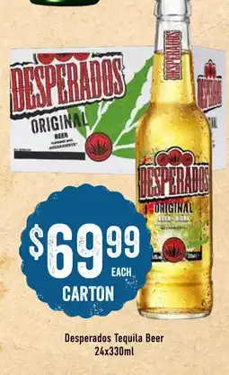 Spudshed Desperados Tequila Beer offer