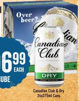 Spudshed Canadian Club & Dry offer