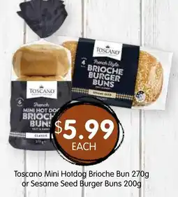Spudshed Toscano Mini Hotdog Brioche Bun offer