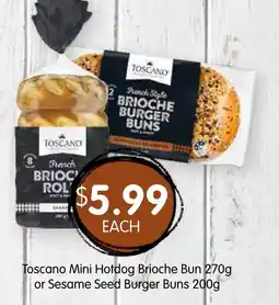 Spudshed Toscano Mini Hotdog Brioche Bun offer