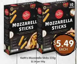 Spudshed Keith's Mozzarella Sticks offer