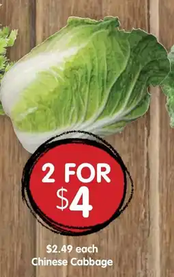 Spudshed Chinese Cabbage offer