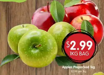 Spudshed Apples Prepacked 1kg offer