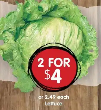 Spudshed Lettuce offer