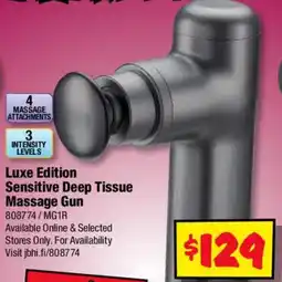 JB Hi-Fi Luxe Edition Sensitive Deep Tissue Massage Gun offer