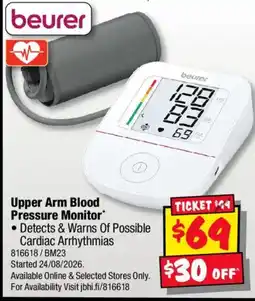 JB Hi-Fi beurer Upper Arm Blood Pressure Monitor offer