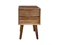 LivingStyles Kemglen Mountain Ash Timber Bedside Table offer