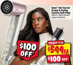 JB Hi-Fi Shark Glam Hot Tool Air Drying & Styling System (Soft Pink) offer