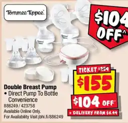 JB Hi-Fi Tomme Tippee Double Breast Pump offer