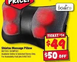 JB Hi-Fi Shiatsu Massage Pillow bodico offer