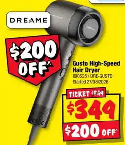 JB Hi-Fi Dreame Gusto High-Speed Hair Dryer offer