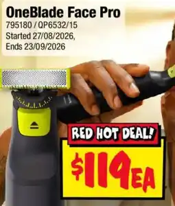JB Hi-Fi Philips OneBlade Face Pro offer