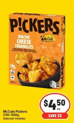 IGA McCain Pickers Nacho Cheese Triangles offer