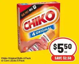 IGA Chiko Original Rolls offer