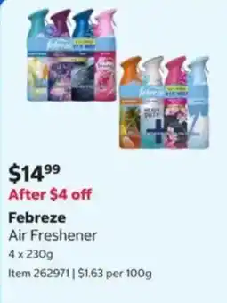 Costco Febreze Air Freshener offer