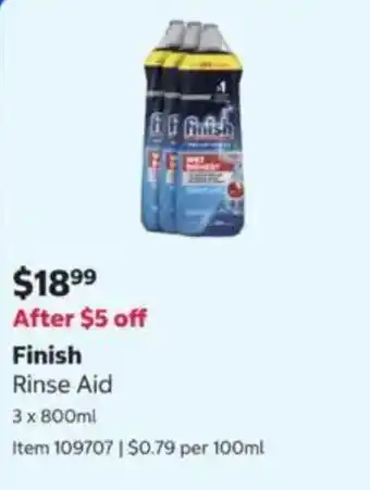 Finish Rinse Aid
