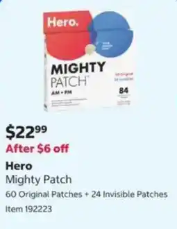 Costco Hero Mighty Patch offer