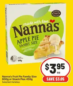 IGA Nanna's Fruit Pie Family Size offer
