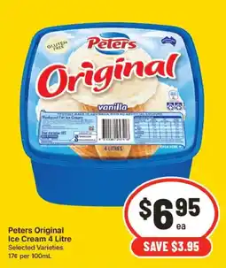 IGA Peters Original Ice Cream offer