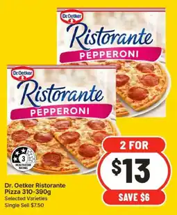 IGA Dr. Oetker Ristorante Pizza offer