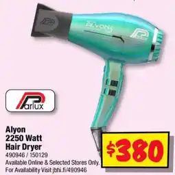 JB Hi-Fi Alyon 2250 Watt Hair Dryer offer