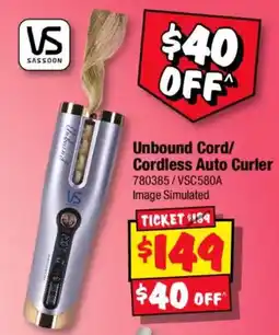 JB Hi-Fi Unbound Cord/Cordless Auto Curler VS Sassoon offer