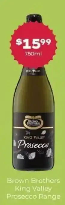 Brown Brothers King Valley Prosecco
