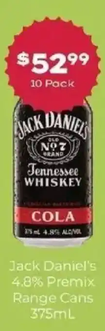 Jack Daniel's Tennessee Whiskey Cola