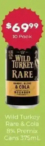 Thirsty Camel Wild Turkey Rare & Cola offer