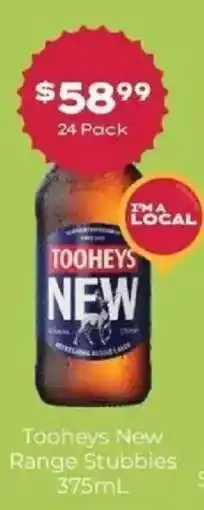 Thirsty Camel Tooheys New Range Stubbies offer