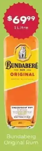 Thirsty Camel Bundaberg Original Rum offer