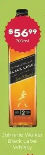 Thirsty Camel Johnnie Walker Black Label Whisky offer