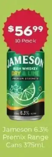 Thirsty Camel Jameson Dry & Lime offer