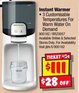 JB Hi-Fi Instant Warmer babybrezza offer