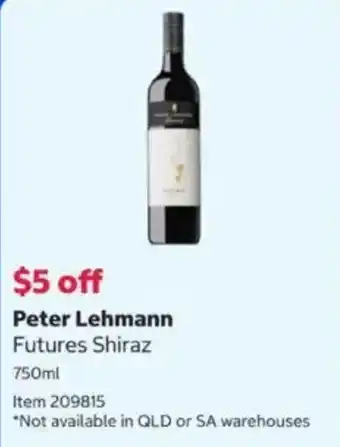 Peter Lehmann Futures Shiraz