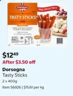 Costco Dorsogna Tasty Sticks offer