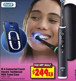 JB Hi-Fi Oral B iO 6 Connected Coach Electric Toothbrush With Travel Case offer