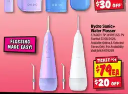 JB Hi-Fi Hydro Sonic+ Water Flosser offer