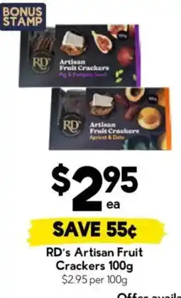 Drakes RD's Artisan Fruit Crackers offer