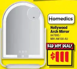 JB Hi-Fi Homedics Hollywood Arch Mirror offer