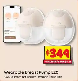 JB Hi-Fi Wearable Breast Pump E20 offer