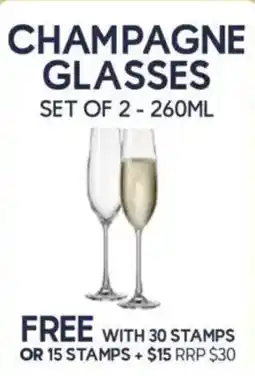 Drakes Champagne Glasses offer