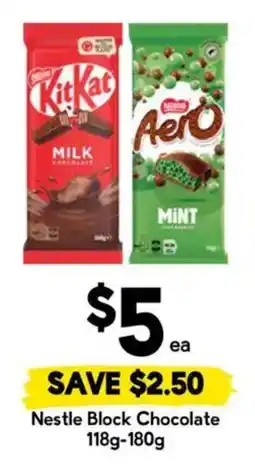 Drakes Nestle Block Chocolate offer